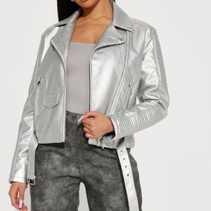 BLACK ONLY PU JACKET